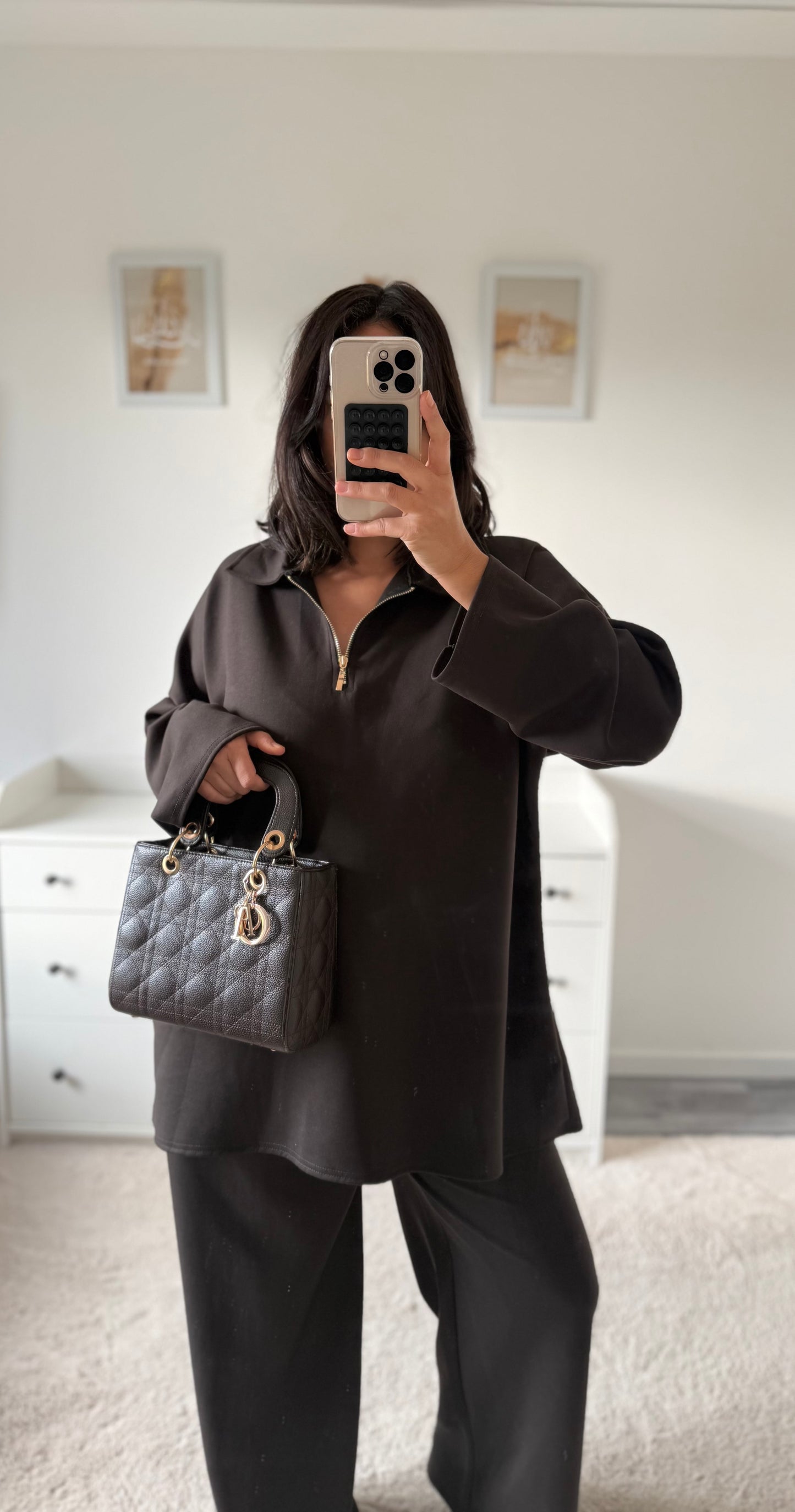 Ensemble ample chocolat