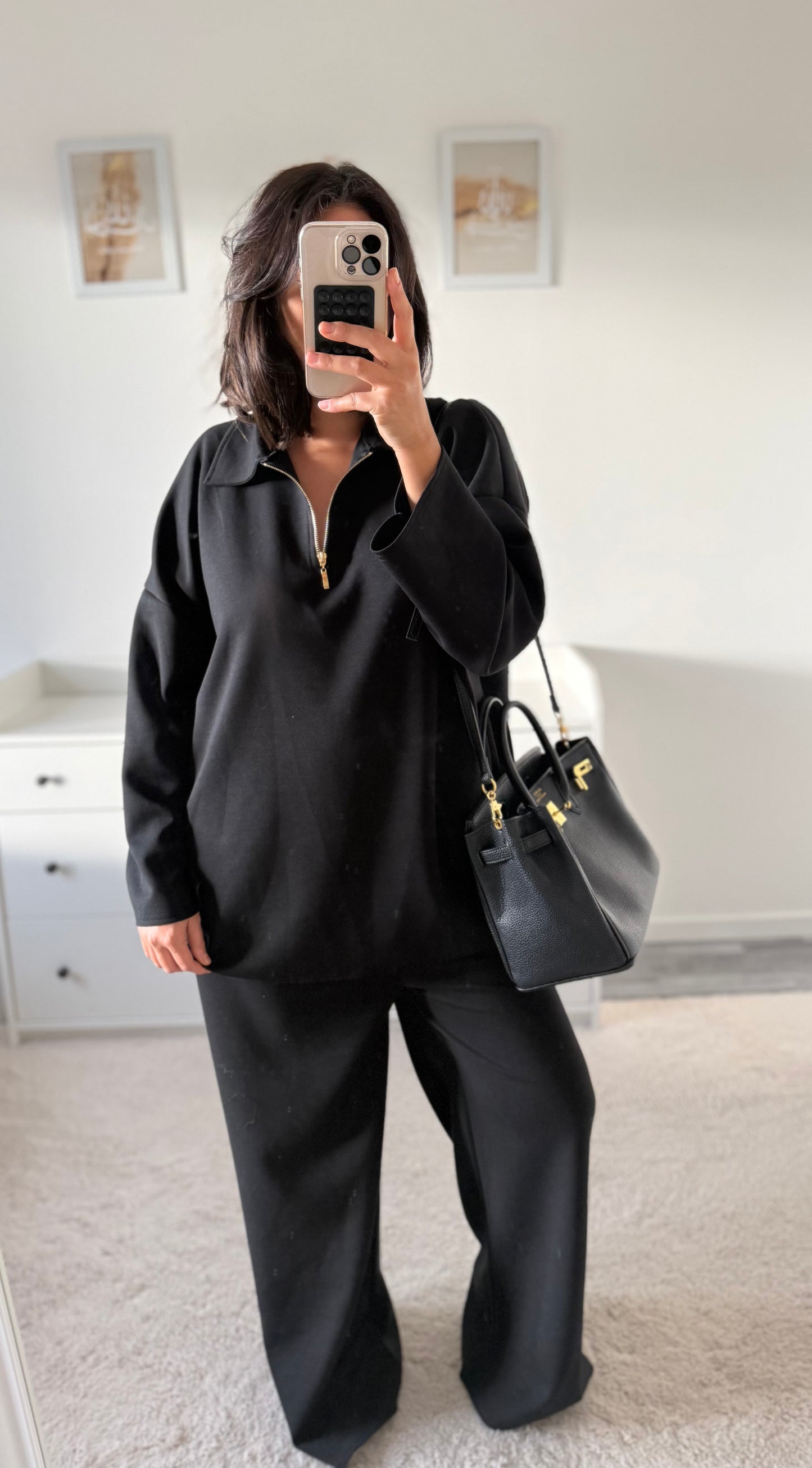 Ensemble ample noir