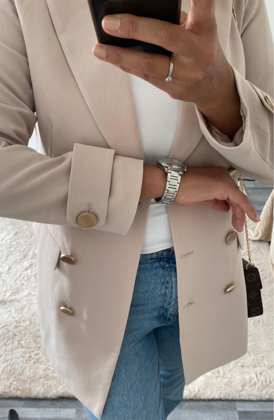 Blazer nude