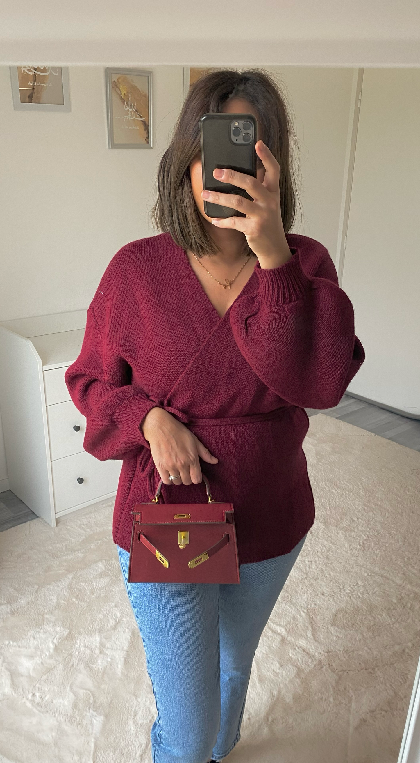Gilet cache cœur
