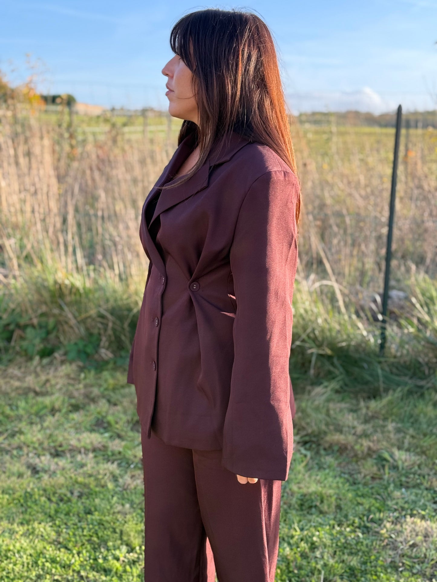 Ensemble Blazer [bordeaux]
