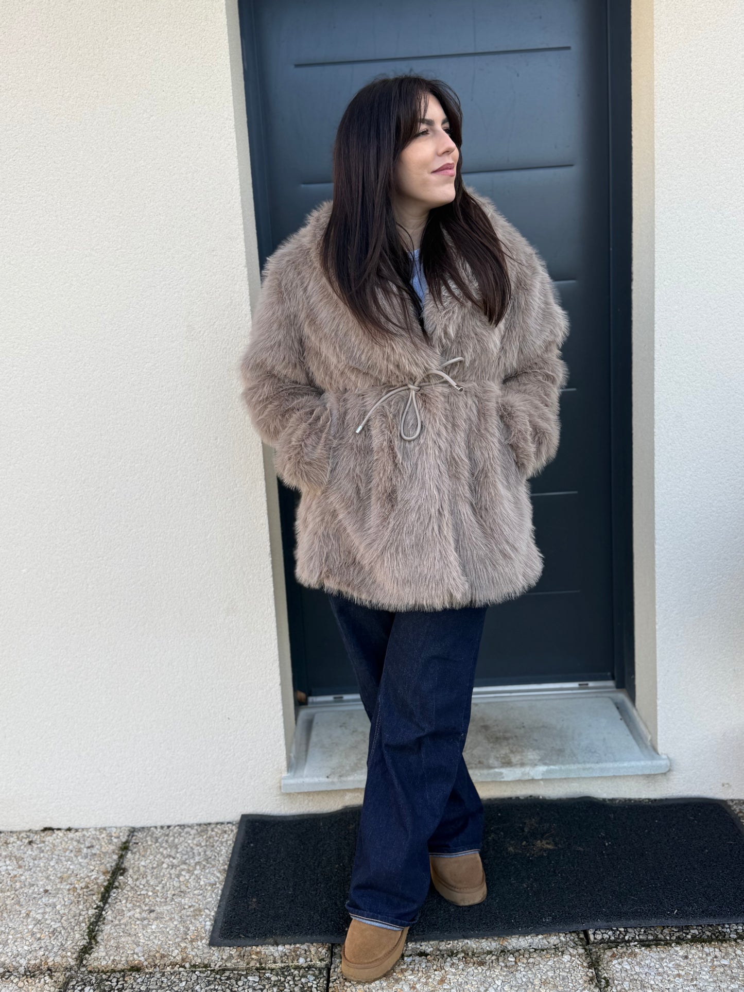 Fourrure mi longue [camel]