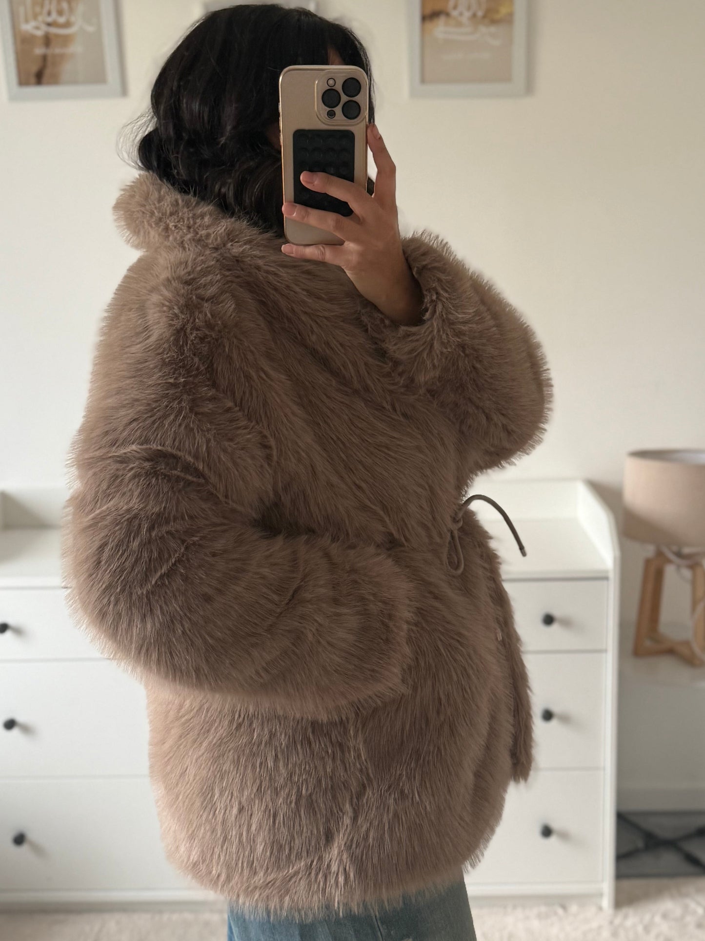 Fourrure mi longue [camel]