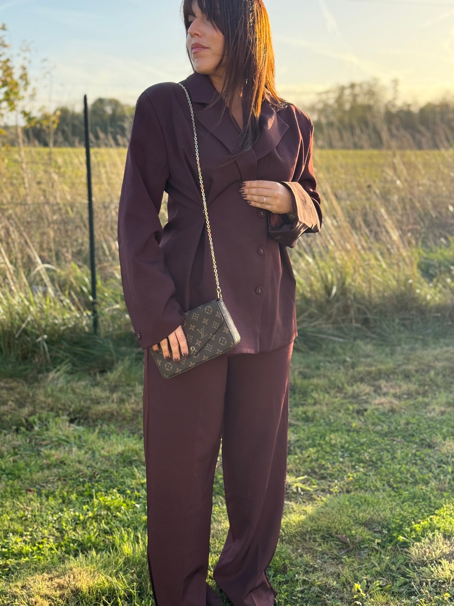 Ensemble Blazer [bordeaux]