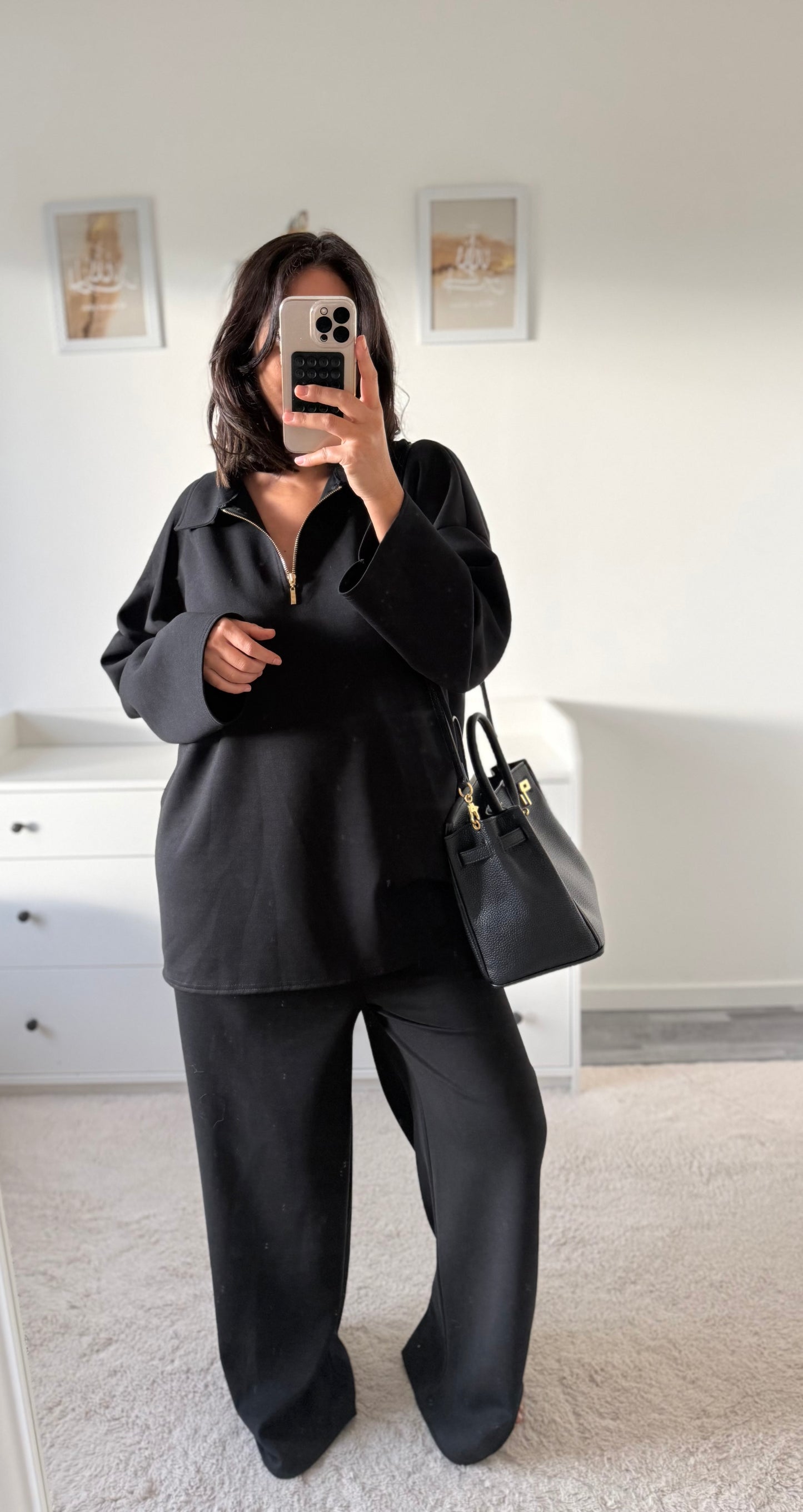 Ensemble ample noir