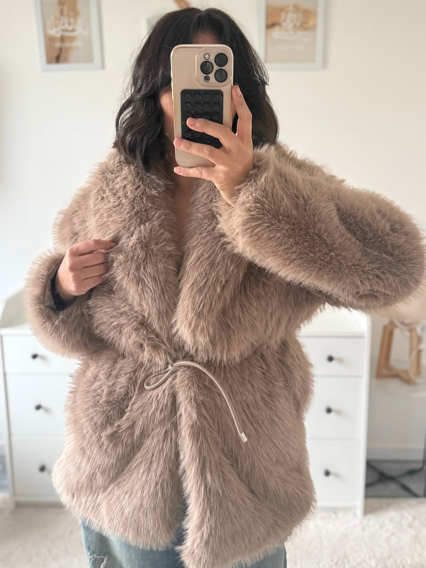Fourrure mi longue [camel]