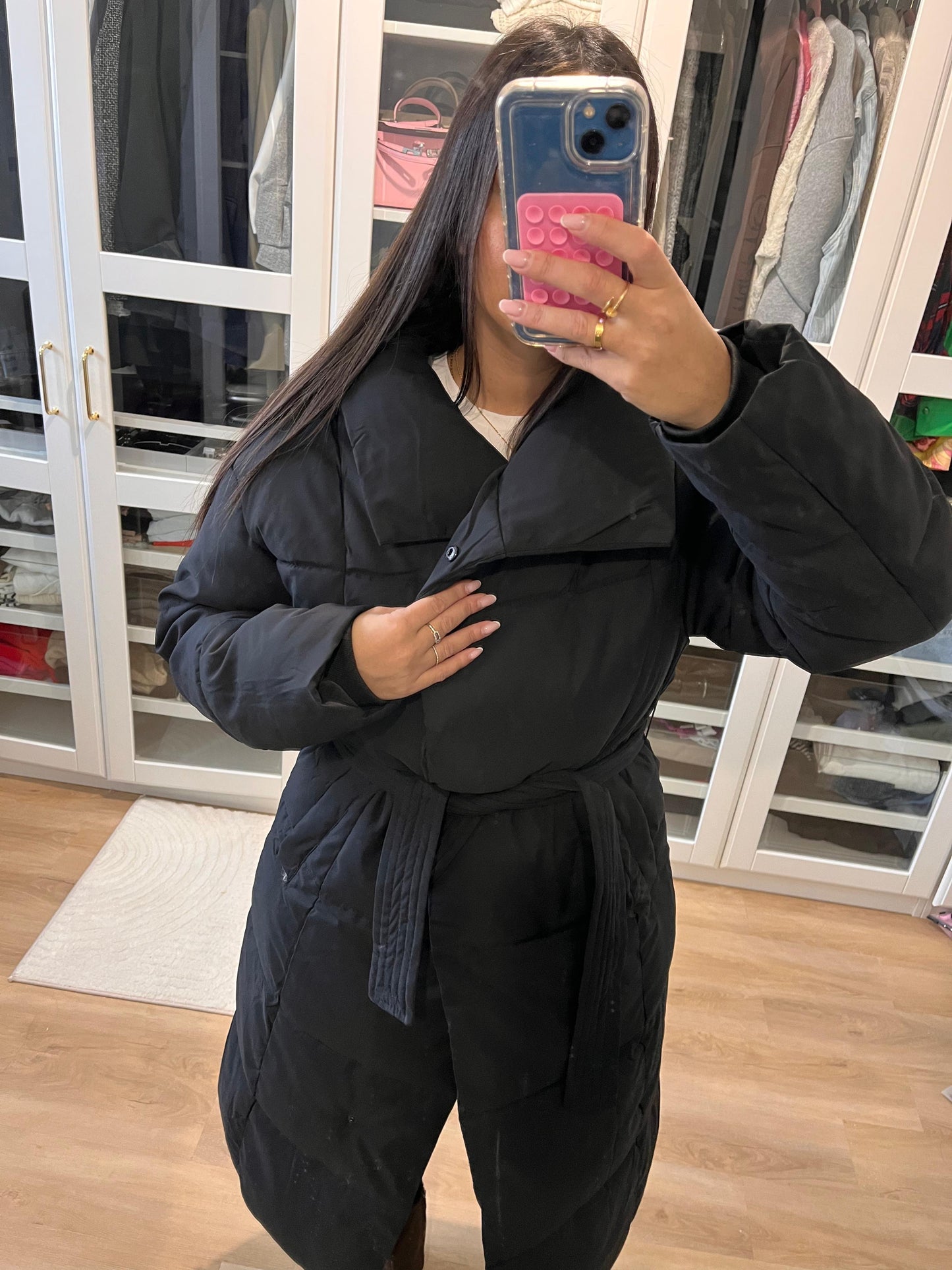 Doudoune matelassée longue