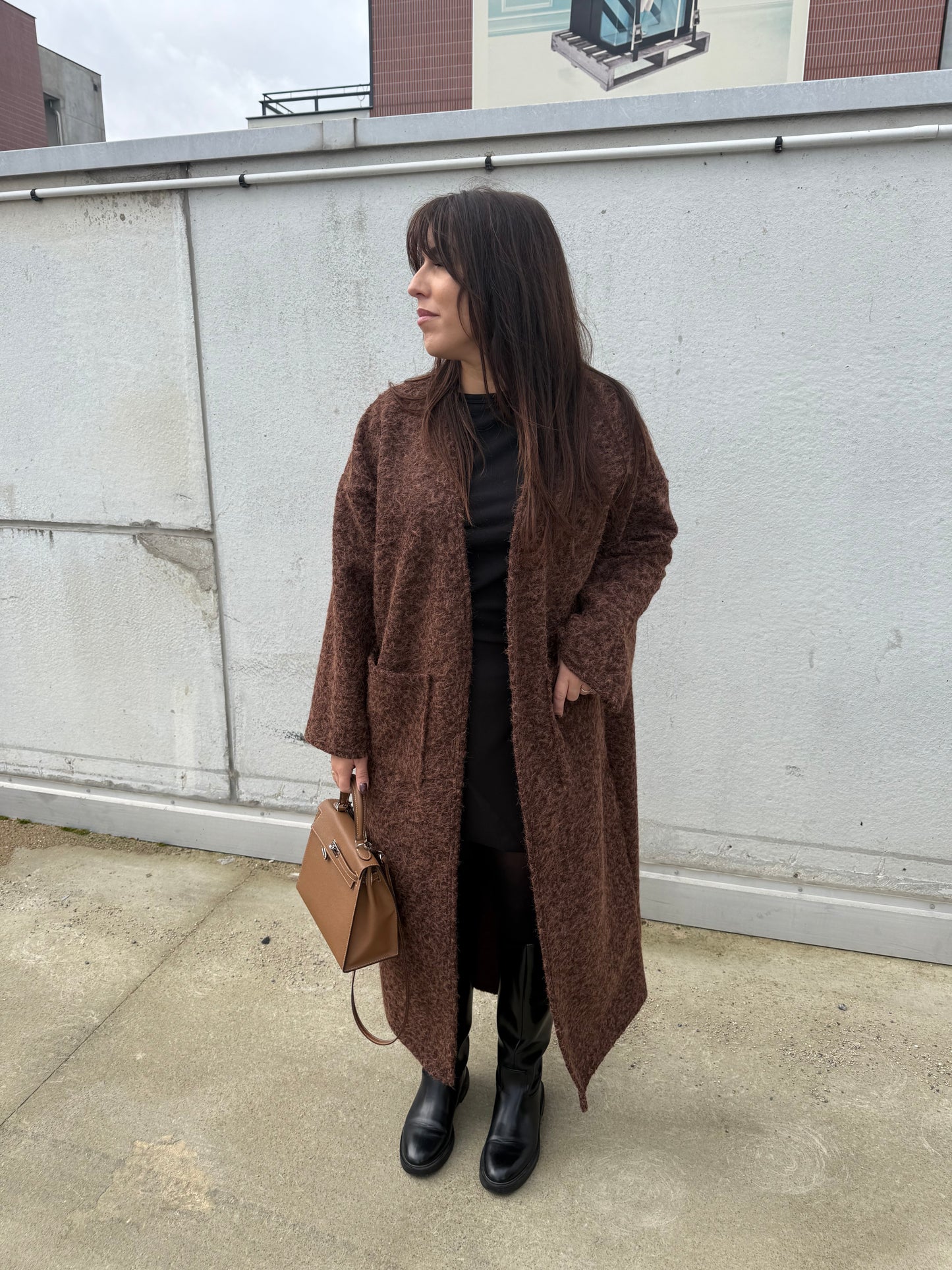 Gilet comfy chocolat