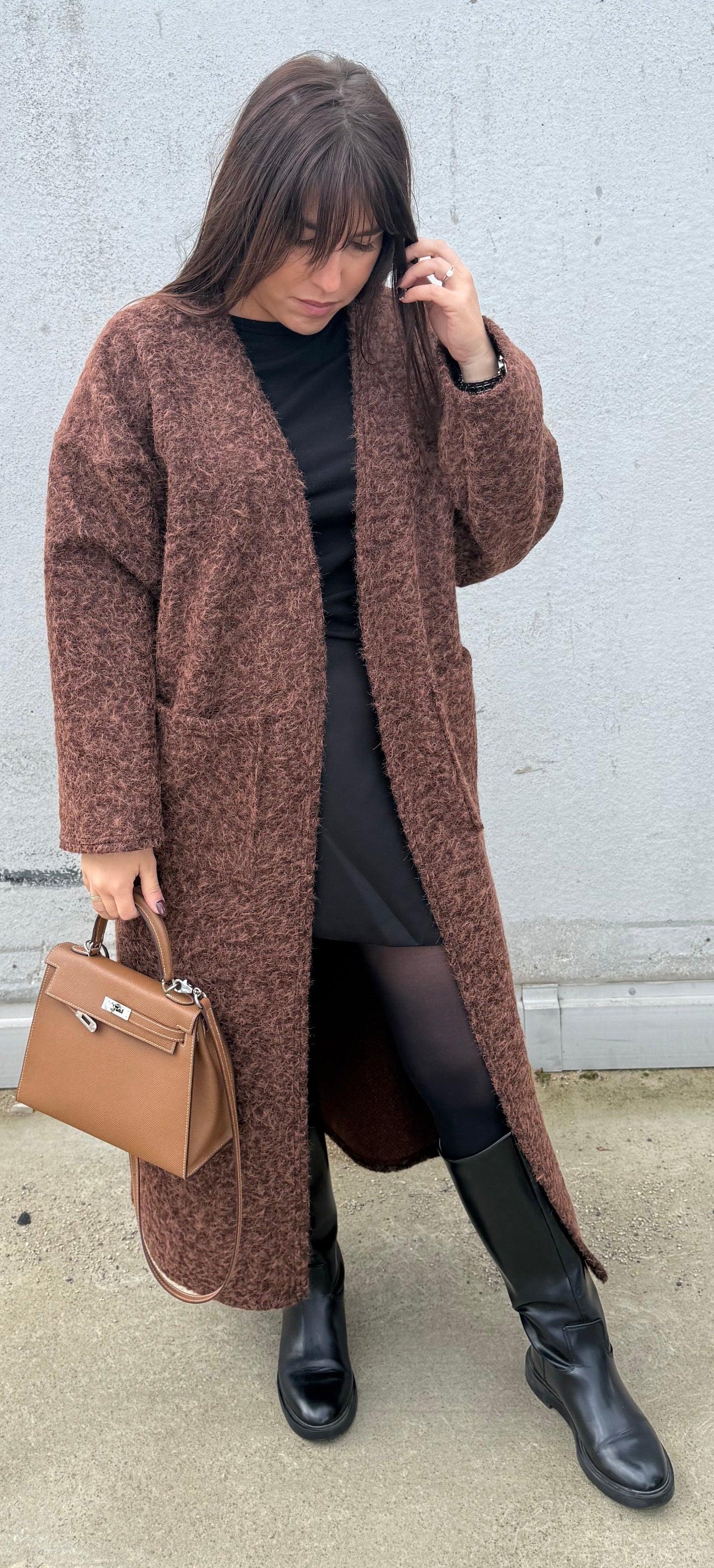 Gilet comfy chocolat