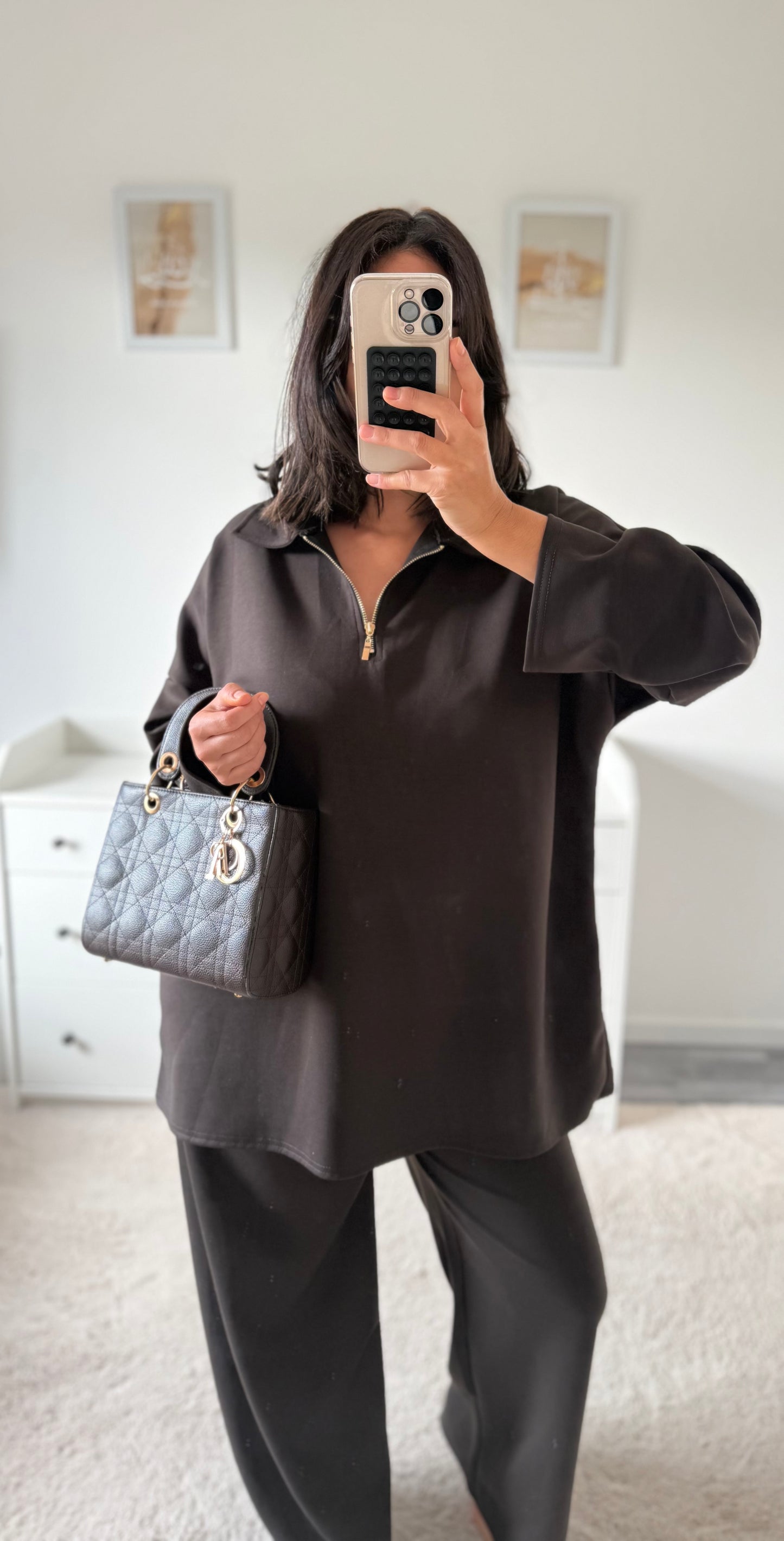 Ensemble ample chocolat