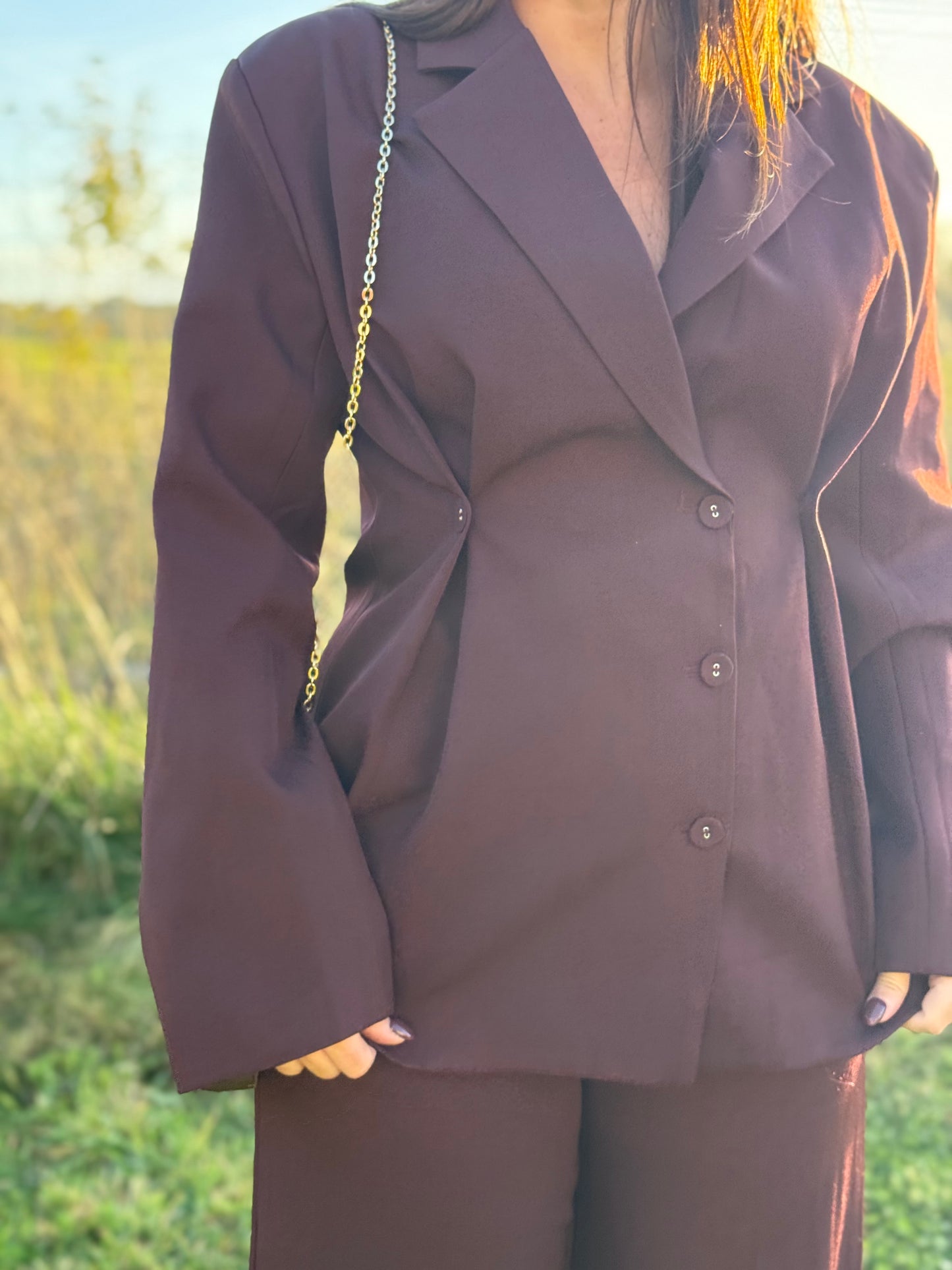 Ensemble Blazer [bordeaux]