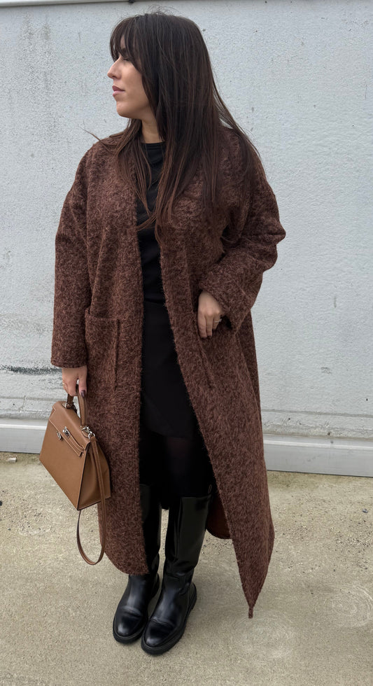 Gilet comfy chocolat