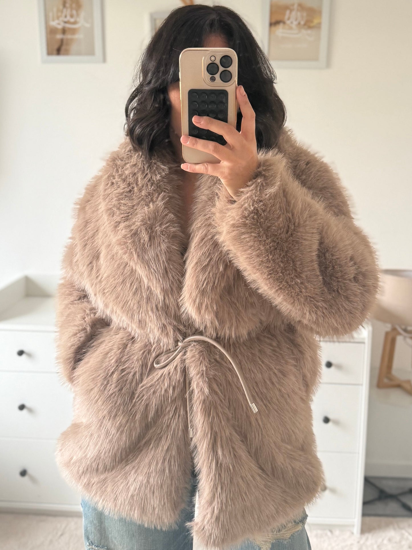 Fourrure mi longue [camel]