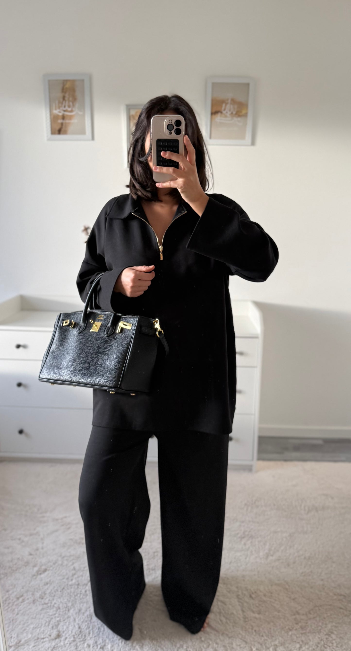 Ensemble ample noir