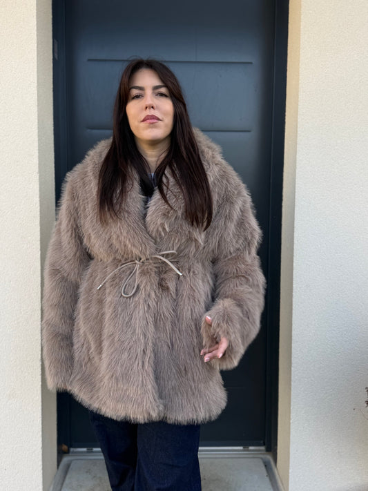 Fourrure mi longue [camel]