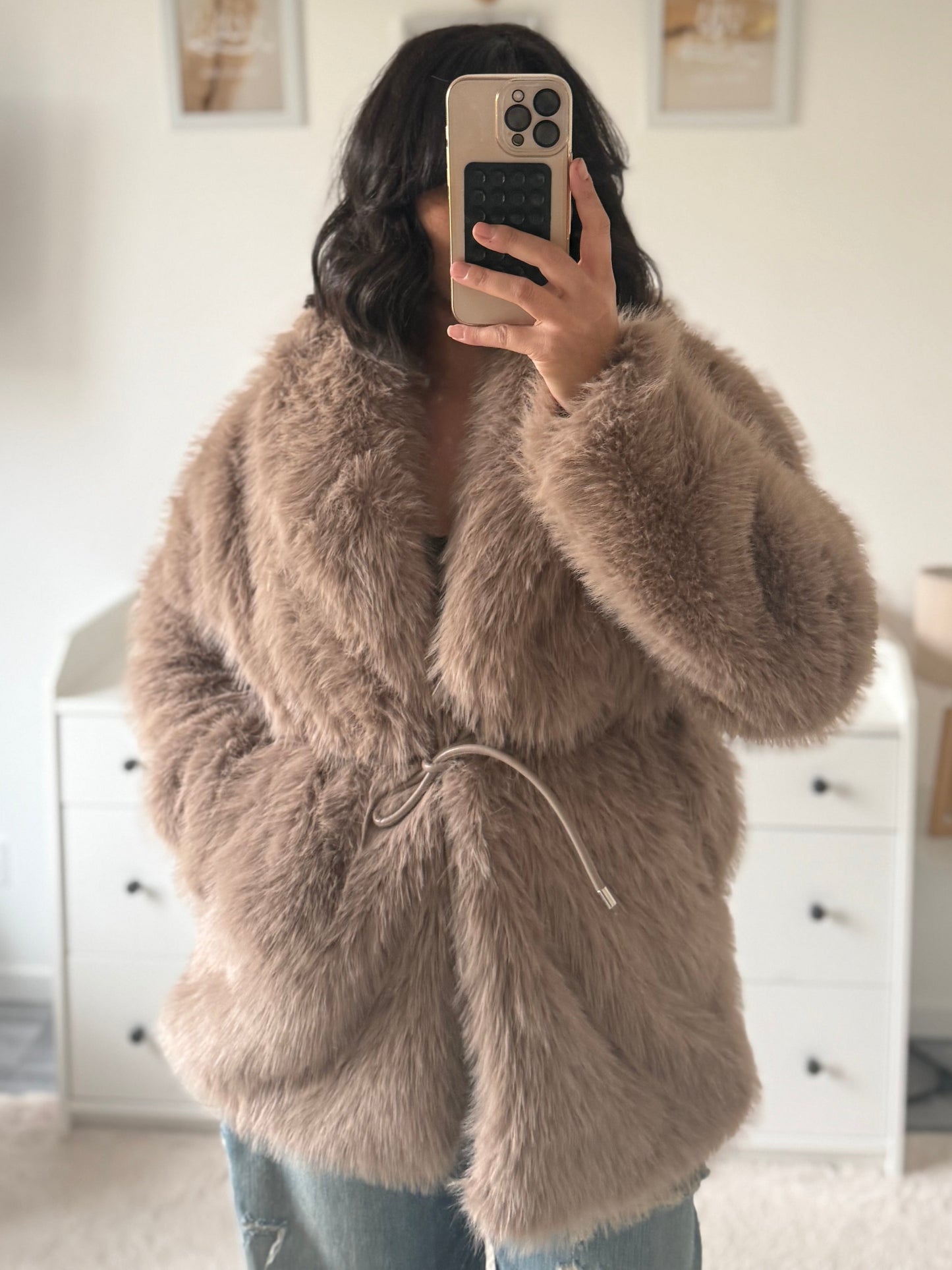 Fourrure mi longue [camel]