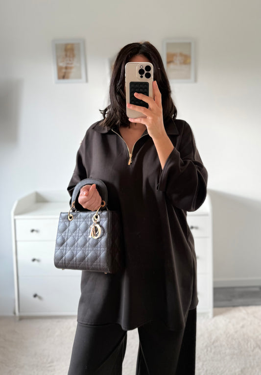 Ensemble ample chocolat