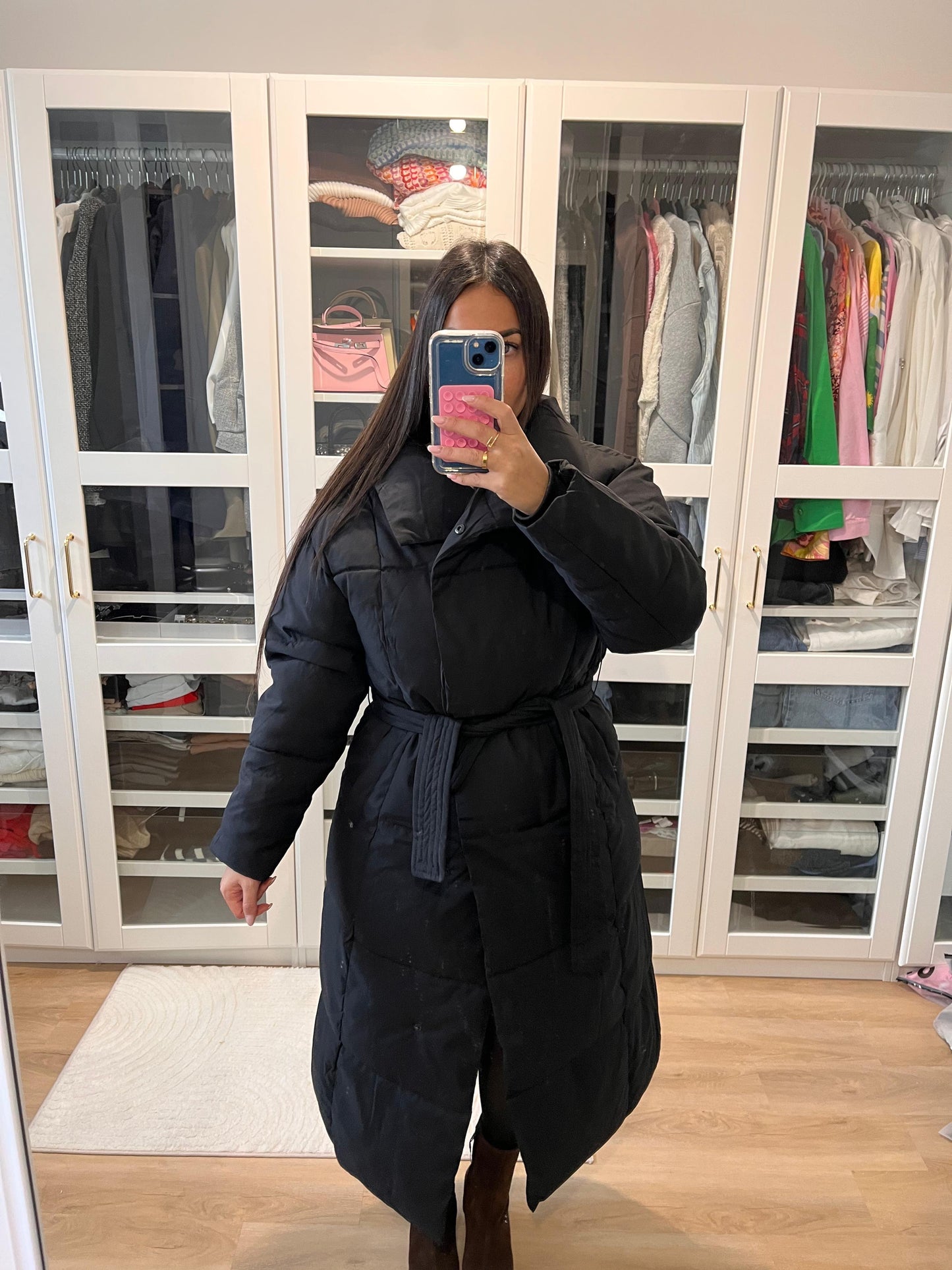 Doudoune matelassée longue